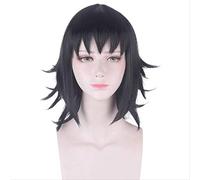 ydound Anime Coser Wig Anime démon Slayer kimetsu no Yaiba makomo Black Perruque Cosplay Costume Femmes résistant à la Chaleur résistant aux Cheveux synthétiques Halloween Party Perruques