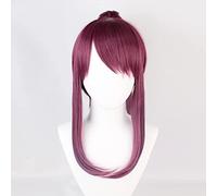 ydound Anime Coser Wig Anime Jeu Cosplay Perruques, LOL Kda.Perruque Akali, for Accessoires de fête d'halloween avec Bonnet de Perruque Gratuit