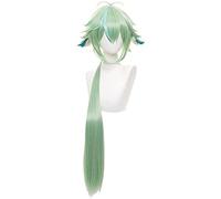 ydound Anime Coser Wig Genshin Impact Wig, Anime Cosplay Sucrose Wig, avec Bonnet de Perruque Gratuit, for Halloween, fête, Carnaval, Vie Nocturne, Concerts, Mariages