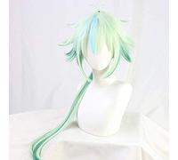 ydound Anime Coser Wig Genshin Paimon Sora Diluc Barbara Personnages Anime Cosplay Costume Costume avec Tresses Poids de Queue de Queue(Saccharose)