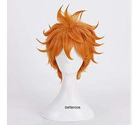 ydound Anime Coser Wig Haikyuu! Shoyo Hinata Syouyou Cosplay Perruques Courtes Perruque Synthétiques Synthétiques Synthétiques Résistant à la Chaleur +Perruque