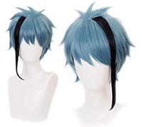 ydound Anime Coser Wig Jade Leech Costume Wig Green for Twisted Wonder Wonderland Cosplay Perruques Synthétiques Courtes for la fête d'halloween( Jade Leech) Voland