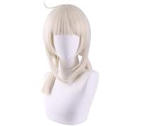 ydound Anime Coser Wig Jeu Genshin Impact Projet Klee WIG Cosplay Perruques Jouer Power Off 1: 1 Perruques 45cm for Cheveux Blancs Halloween