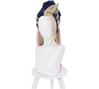 ydound Anime Coser Wig Jeu lol Akali k / da Cosplay Perruques 45cm transformé de la Queue de Cheval synthétique mélange de Cheveux Violet ( Size : Akali Black Brown )