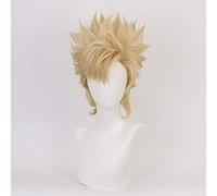 ydound Anime Coser Wig JoJo' s Bizarre Adventure César Anthonio Zeppeli Court Perruque Cosplay Cosplay Costume Résistant à la Chaleur Cheveux Synthétiques JoJo Hommes Femmes Perruques
