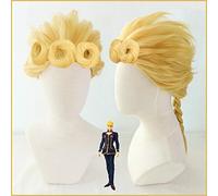 ydound Anime Coser Wig JoJo' s Bizarre Adventure: Golden Wind Giorno Giovanna Cosplay Halloween Carnaval Party Costumes Personnalisable S Wig