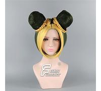 ydound Anime Coser Wig JoJo' s Bizarre Aventure Jolyne Kujo Short Anime Wig + Perruque Cap JoJo comme Photo