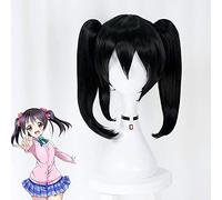 ydound Anime Coser Wig LoveLive! Love Live Cosplay Wig Nico Yazawa Costume Jouer aux Perruques Adultes Hair + Perruque Cap Halloween Anime
