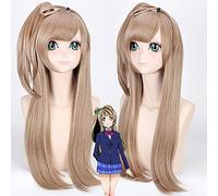 ydound Anime Coser Wig LoveLive Minami Kotori Cosplay Perruque Longue Brown Live Theme Party Fête Play Wigs Comic Costumes Costumes Girls