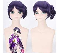 ydound Anime Coser Wig LoveLive Nozomi Tojo Cosplay Perruque Anime Comic- Cont Noël Carnival Halloween Party Vie Quotidienne Hommes et Femmes Mode Perruque de Mode + Perruque Cap