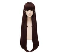 ydound Anime Coser Wig LoveLive!Sunshine! Kunikida Hanamaru Brown Long Cosplay Party Fashion Anime Human Kostüm Plein Plein Synthetic Haar Fibre résistante à la Chaleur Haar ( Color : Kurosawa Dia )