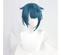 ydound Anime Coser Wig Perruque de Cosplay Anime, Perruque Genshin Impact, Perruque Xingqiu, avec Bonnet de Perruque Gratuit, for Halloween, fête, Carnaval, Vie Nocturne, Concerts, Mariages