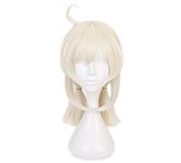 ydound Anime Coser Wig Perruque de Cosplay de Saccharose Sucrose, Genshin Cosplay de Saccharose avec Clip Oreilles et Perruque, Longue Perruque de Cosplay d' Anime Bleu Vert ( Color : Klee )