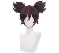 ydound Anime Coser Wig Perruque Genshin Impact, Perruque Anime Cosplay Xinyan, avec Bonnet de Perruque Gratuit, for Halloween, fête, Carnaval, Vie Nocturne, Concerts, Mariages