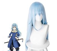 ydound Anime Coser Wig Perruques Cosplay Anime Cosplay, Rimuru Tempest Cosplay Perruques avec Perruque Gratuite(Couleur:Bleu) (Color : Blue)