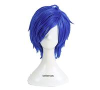 ydound Anime Coser Wig PERSONA3 Shin Megami Tensei Persona 3 Yuki Makoto Yuuki Cosplay Perruque Courte résistant à la Chaleur Perruque de Cheveux synthétique +Perruque