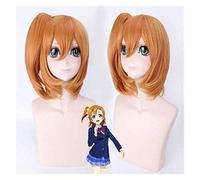 ydound Anime Coser Wig Rtitur Anime Wig LoveLive! Honoka Kousaka Brown Long Hair Perruque Cosplay Comic- Cont Halloween Party Carnaval Hommes et Femmes Anime Fans Cadeau