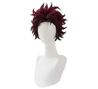 ydound Anime Coser Wig Rtitur Démon Slayer: Kimetsu Pas Yaiba Hashibira Inosuke Styled Party Cosplay Perruque(Couleur: Taille A Propos:28cm) ( Color : Size About:28cm )