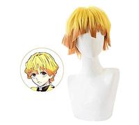 ydound Anime Coser Wig Rtitur Démon Slayer: Kimetsu Pas Yaiba Hashibira Inosuke Styled Party Cosplay Perruque(Couleur: Taille A Propos:28cm) ( Color : L:26cm )