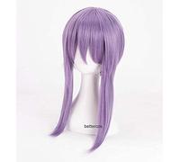 ydound Anime Coser Wig Sérapht de l' extrémité Hiiragi Shinoa Hiragi Cosplay Perruques de Cosplay Light Purple résistant à la Chaleur Perruque de Cheveux synthétiques + Perruque for Les Fans