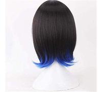 ydound Cosplay Wig Anime Cosplay Perruques Demon Slayer Hashibira Inosuke Bleu dégradé Bleu cos Perruque Dessin animé Anime KEEBON