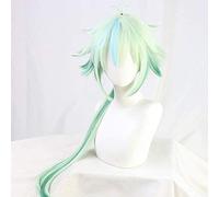 ydound Cosplay Wig Genshin Paimon Sora Diluc Barbara Personnages de Jeu Anime Cosplay Costume Cheveux avec Tresses Queues de Cheval Perruques (Sucrose)