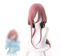 ydound Cosplay Wig Gotoubun No Hanayome Les Quintuplés Quintessentiels Miku Nakano Rose Perruques Cosplay Synthétiques + Bonnet de Perruque
