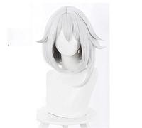 ydound Cosplay Wig Jeu Genshin Impact Cosplay Perruque Diluc Razor Paimon EULA Keqing Chiffres Hommes Femmes Cheveux Perruques Halloween Costume Party Props (Paimon)