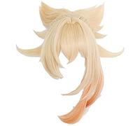 ydound Cosplay Wig Jeu Genshin Impact Yoimiya Cosplay Perruque Dégradé De Couleurs Mixtes Perruque Halloween Cadeau De Noël Fantaisie