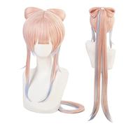 ydound Cosplay Wig Perruque Genshin Impact Sangonomiya Kokomi, Accessoires de déguisement Genshin Cosplay, Perruque synthétique résistante à la Chaleur for Le Jeu des Amoureux de l'anime