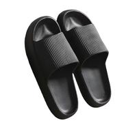 YDRABFLE Pantoufles D'Été Femmes Pantoufles Cloud Pad Pantoufles Été Plate - Forme Douce Et Épaisse Home Hommes Indoor Slip Flat Pantoufles-A - Manquant-36-37 (Convient pour 35-36)