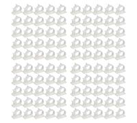 YDRCESMI Câble Management Clip Adhésif Adhesive Organisateur de cordon en nylon pour garage à domicile blanc 100pcs (Xy-1720)