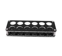 YDRCESMI Porte-Bouteille de vinage Support en Acrylique Impact résistant à la Bouteille de vin décorative pour Bar (2x6 12 Porte-Tasse combinée de tête)