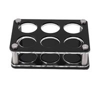YDRCESMI Porte-Bouteille de vinage Support en Acrylique Impact résistant à la Bouteille de vin décorative pour Bar (2x3 6 Porte-Tasse combinée de tête)