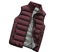 YDSH Homme sans Manches Doudoune Ultra Légère Veste Manteau Gilet d'hiver Homme sans Manches Veste Blousons Manteaux Gilet Grande Taille
