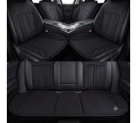YDSTNiu 3 Pièces Premium Confort Housse de Coussin de Siège Auto pour Lancia Ypsilon L21 2024-2025, Revêtement Protecteur Fauteuils Lavable Éléments Habitacle,Black