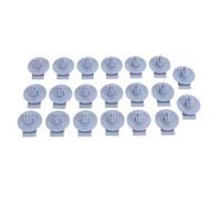 YDuupxe 20 Pièces Clips de Garniture de Passage de Roue 07132757821 de Retenue de Garniture de Porte de Passage de Roue de Remplacement pour R50 R52 R53 R56 des Perf