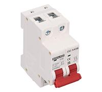 YDuupxe 32A, DC1000V Disjoncteur Miniature DC 1000V 2P Mini Interrupteur d'isolateur PV Déconnexion Solaire Photovoltaïque Disjoncteur étanche Protecteur de Batterie, Surcharge et Court-circuit,