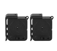 YDuupxe Alarme Routière de Conduite, Poignée de la Porte de Déclencheur de Vibration, des Voleurs de Porte, Dure de Matériaux ABS pour L'hôtel Fait Maison (Black)