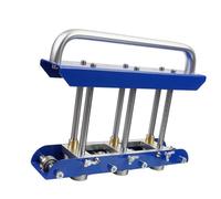 YDuupxe Bender en Tôle, Rouleaux à Trois Stations, Grand Frein à Rouleau à Perles de Rayon, Plies Réglables 5/8 "à 4" en Acier de 29 à 22-Gauges pour Faire des Kiosques, des