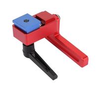 YDuupxe Bloc de Gabarit de Voie à Onglet en Alliage d'aluminium, Conception Ergonomique, Bloc d'arrêt de Voie à Onglet de 30 Mm pour les Amateurs de Travail du Bois