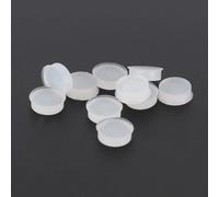 YDuupxe Bouchons de Trou de Flûte en Caoutchouc 10 Pièces, Kits de Remplacement en Silicone Souple pour la Réparation de Flûte, Installation Facile pour les Musiciens, 0,3 X 0,1 Pouces (Transparent