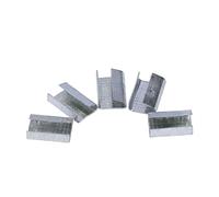 YDuupxe Boucle de Cerclage en Métal de 1 Kg, Acier galvanisé, Clips Robustes pour Sangle PET de 16 Mm, Emballage sécurisé et Utilisation de Palettes