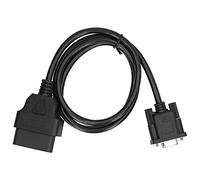 YDuupxe Câble Adaptateur D'interface de Diagnostic de Voiture 16 Broches vers RS232 DB9, Compatible avec Les Outils de Diagnostic pour Véhicules OBD1, Connecteur étanche en Plastique