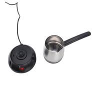 YDuupxe Cafetière Turc électrique 500 Ml Cafetière en Acier Inoxydable avec Poignée Amovible pour le Lait de thé et le café-café