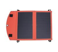 YDuupxe Chargeur de Panneau Solaire Portable 14W, Kit Solaire Monocristallin Léger pour le Camping, la Randonnée, la Pêche, Alimentation de Secours