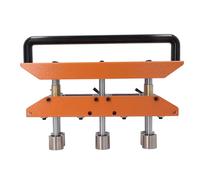 YDuupxe Cintreuse à Rouleaux à Trois Stations, Outil de Pliage de Tôle, Profondeur Précise, Rouleau en Forme de V, Idéal pour les Projets de Toiture