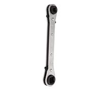 YDuupxe Clé de Service à Cliquet pour Réfrigération, Outil Fiable, clé à Cliquet Réversible à Double extrémité 3/16", 1/4", 5/16", 3/8", Réparation de Climatisation, Outils Manuels Automobiles,