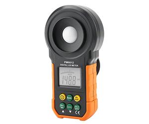 YDuupxe Compteur Léger Lux avec Un Affichage rétro-éclairé de Conception Compacte pour la Surveillance des Plantes Utilisation Industrielle 0~200000lux ± 3% de Précision (PM6612)