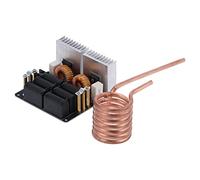 YDuupxe Contrôleur de Module de Panneau de Chauffage par Induction à Chauffage Rapide, Bobine ZVS Basse Tension 1000 W, Bonne Dissipation de la Chaleur, Fil d'alimentation Entièrement en Cuivre,